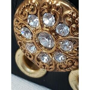 Gianni Versace, Swarovski Medusa Black Gold Vintage Stunning Belt U2001  31/35